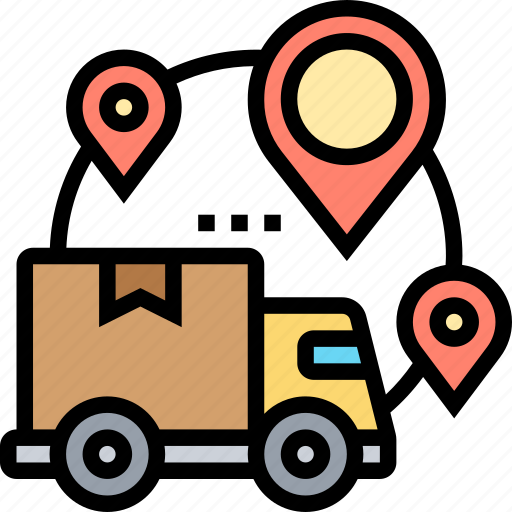 Logistics, destination, distribution, delivery, location icon - Download on Iconfinder