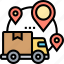 logistics, destination, distribution, delivery, location 
