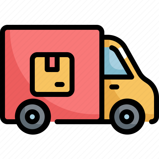 Delivery, logistic, parcel, service, shipping, transport, truck icon - Download on Iconfinder