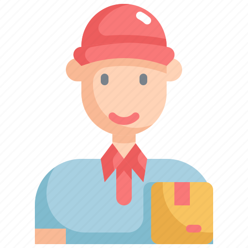 Delivery, logistic, man, package, parcel, service, shipping icon - Download on Iconfinder