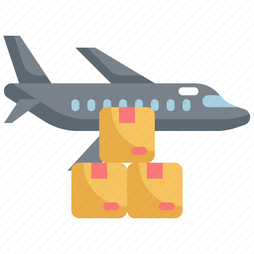 Airplane, logistic, package, plane, service, shipping, transportation icon - Download on Iconfinder