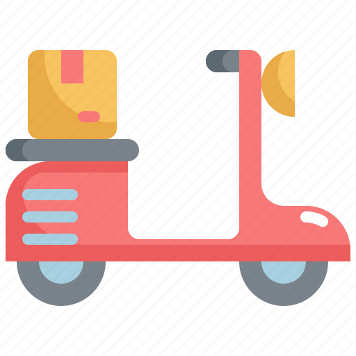 Bike, delivery, logistic, package, parcel, service, shipping icon - Download on Iconfinder