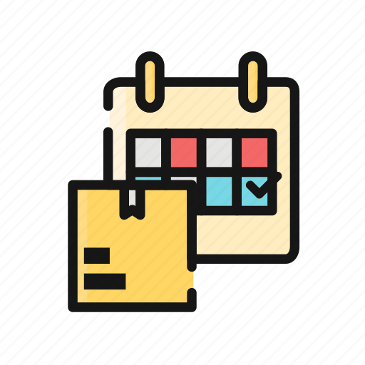 Box, delivery, logistic, on time, package, present, transportation icon - Download on Iconfinder