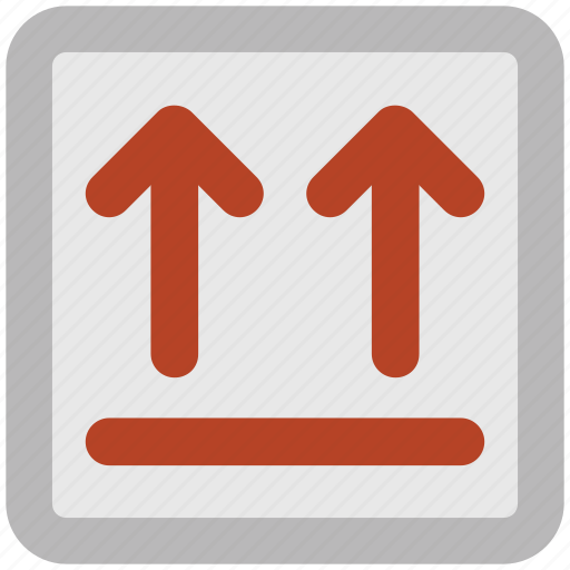 Cargo, delivering, packaging, packaging symbol, parcel, shipping, this way up icon - Download on Iconfinder
