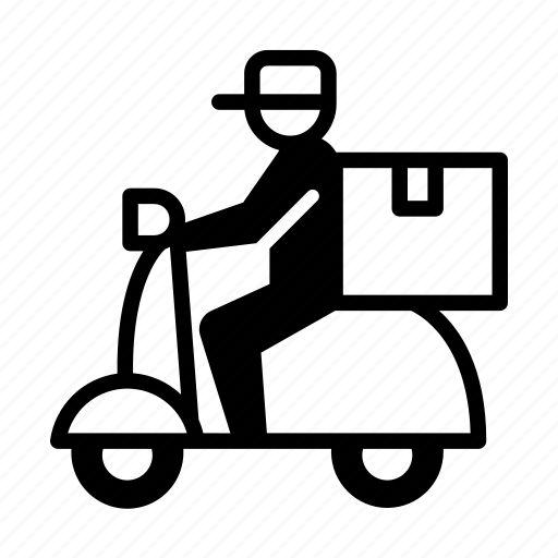 Logistic, delivery, scooter, service, vehicle icon - Download on Iconfinder