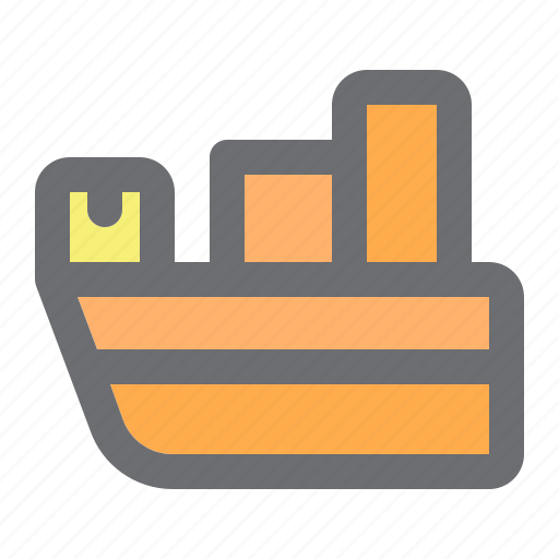 Box, delivery, logistic, package, sea, ship icon - Download on Iconfinder