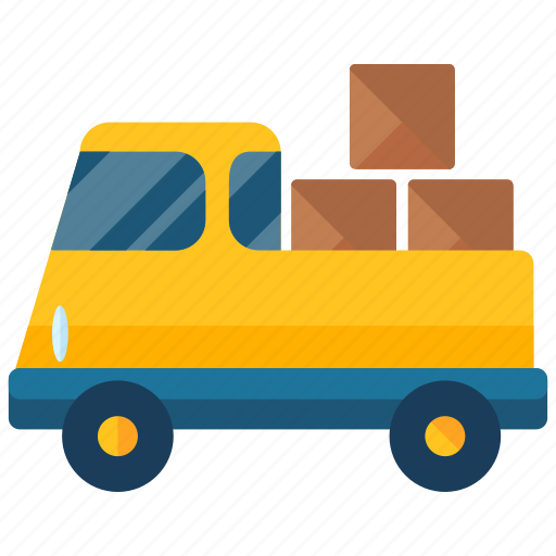 Box, delivery, logistic, package, transport, truck, vehicle icon - Download on Iconfinder