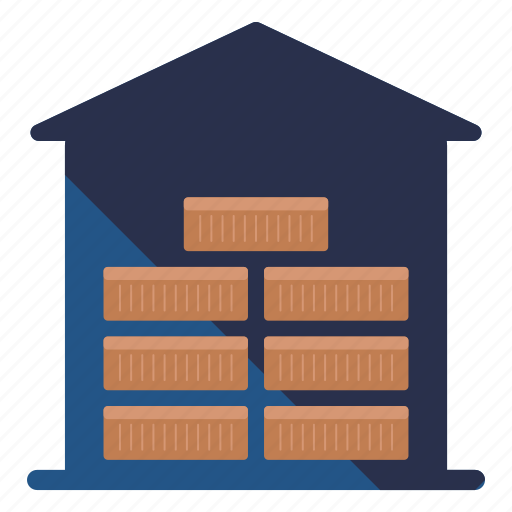 Crate, delivery, house, logistic, package, storage, warehouse icon - Download on Iconfinder