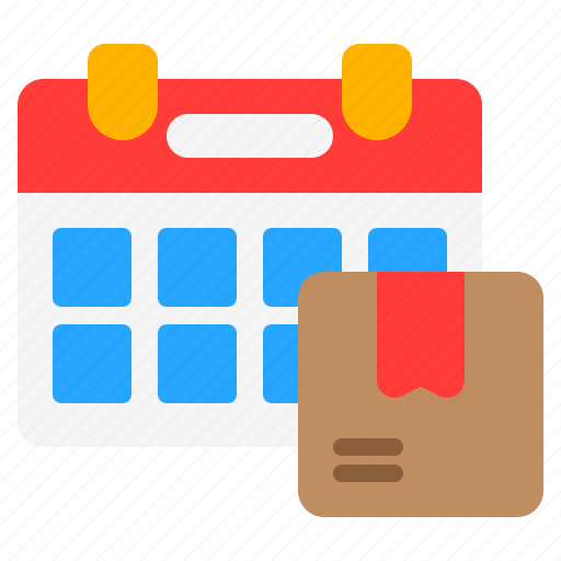 Schedule, delivery, cargo, date, calendar, package, box icon - Download on Iconfinder