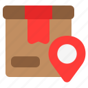location, pin, place, box, delivery, package, parcel