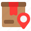 location, pin, place, box, delivery, package, parcel 
