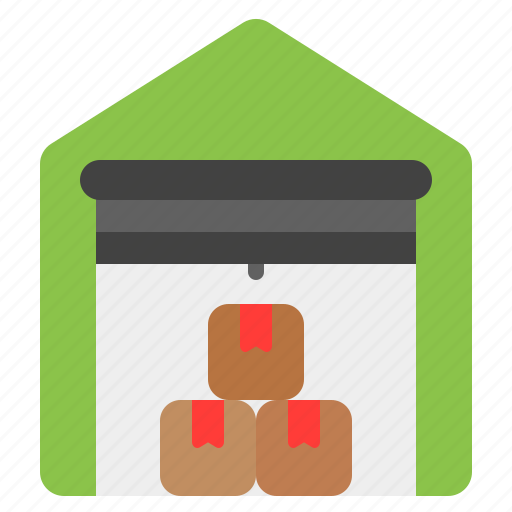 Warehouse, storage, box, delivery, logistic, package, shipping icon - Download on Iconfinder