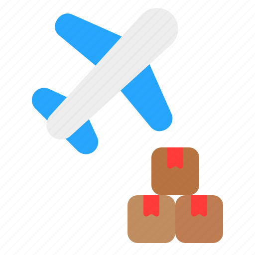 Air, freight, airplane, shipping, delivery, package, cargo icon - Download on Iconfinder