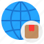global, distribution, world, globe, international, package, cargo 