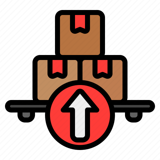 Export, arrow, box, delivery, logistic, package, cargo icon - Download on Iconfinder