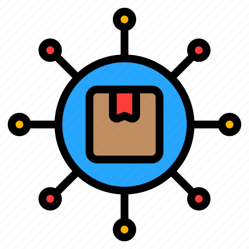 Distribution, delivery, logistics, package, product, box, cargo icon - Download on Iconfinder