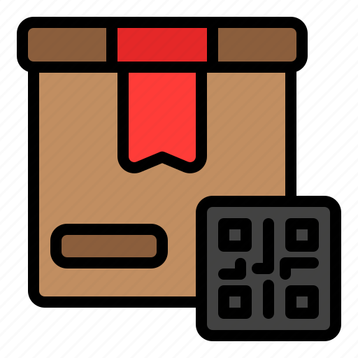 Qr, code, barcode, scan, product, package, box icon - Download on Iconfinder