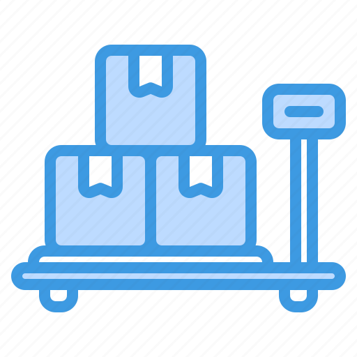 Weight, package, scale, measuring, shipping, parcel, box icon - Download on Iconfinder