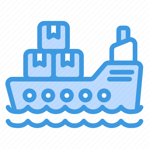 Cargo, ship, sea, transportation, delivery, package, shipping icon - Download on Iconfinder
