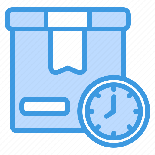 Fast, delivery, box, package, shipping, deadline, time icon - Download on Iconfinder