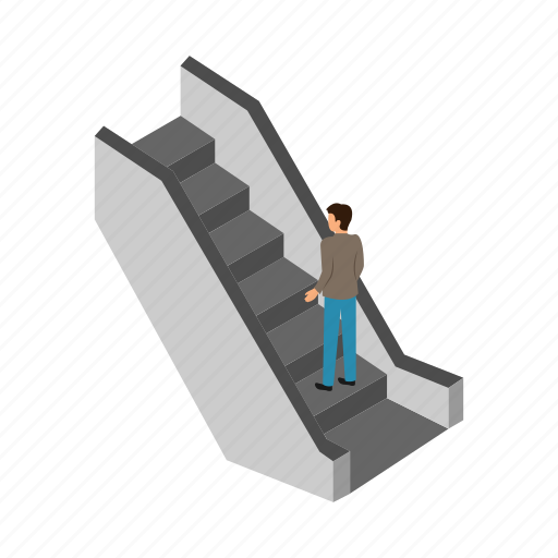 Escalator, stairway, upside, moving, staircase icon - Download on Iconfinder