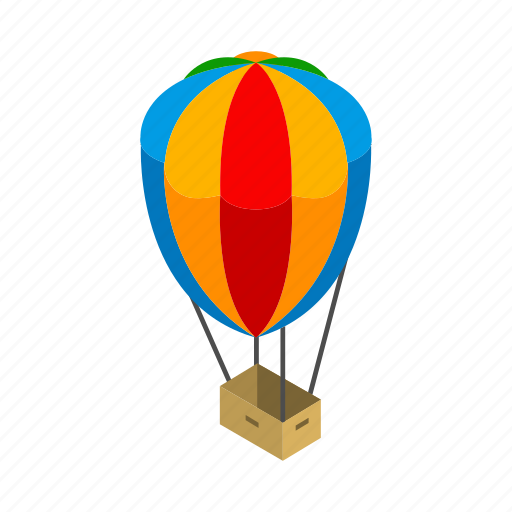 Hotair, balloon, parcel, delivery, shipping icon - Download on Iconfinder