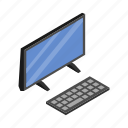 monitor, keyboard, screen, data, records