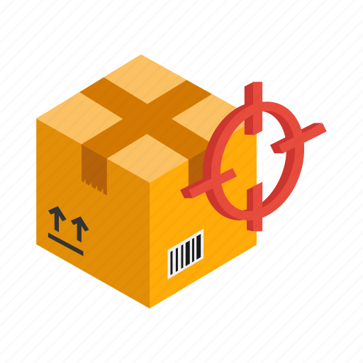 Package, target, focus, parcel, box icon - Download on Iconfinder