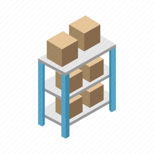 Parcels, logistic, shelves, racks, boxes icon - Download on Iconfinder