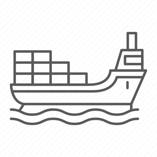 Cargo, ship, logistic, shipping, marine, tanker, transportation icon - Download on Iconfinder