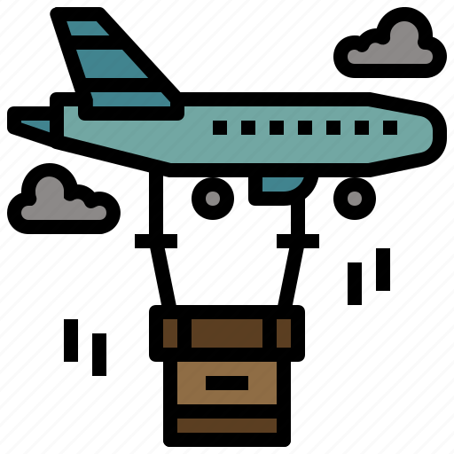 Airplane, cargo, delivery, plane, shipping icon - Download on Iconfinder