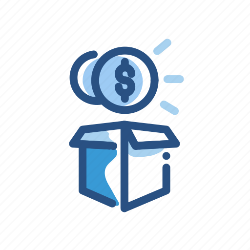 Box, dollar, finance, money, package icon - Download on Iconfinder