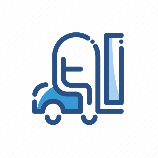 Forklift, logistic, storage, transport, warehouse icon - Download on Iconfinder