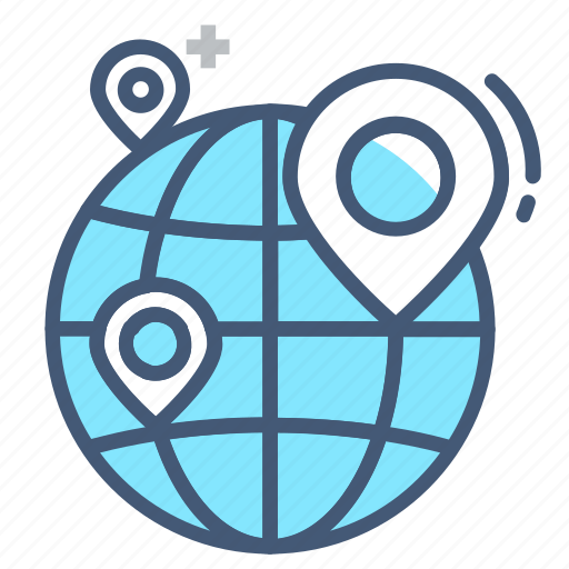 Locations, locator, logistics, map, path, plan, route icon - Download on Iconfinder