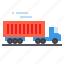 container, delivery, logistics, transport, truck 