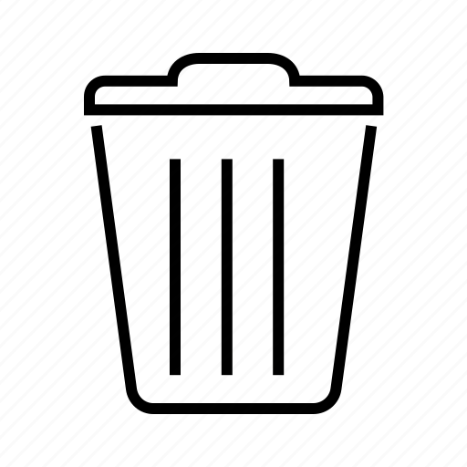 Clean, delete, dust bin, garbage, recycle bin, remove order, trash icon - Download on Iconfinder