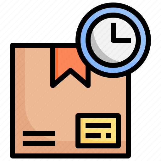 Delivery, time, box, logistics, shipping, and, package icon - Download on Iconfinder