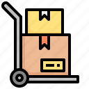 trolley, box, transport, procurement, package