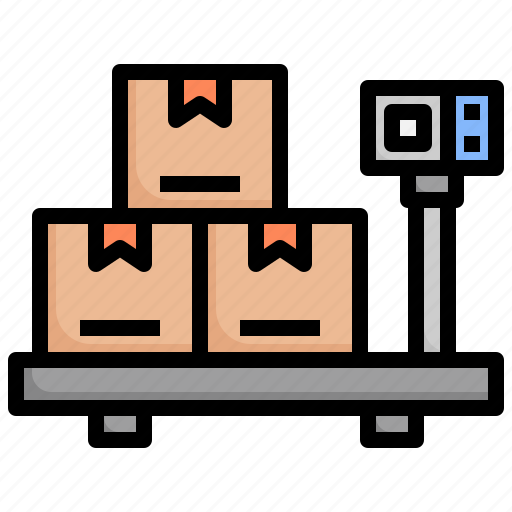 Weight, scale, parcel, shipping, and, delivery, packet icon - Download on Iconfinder