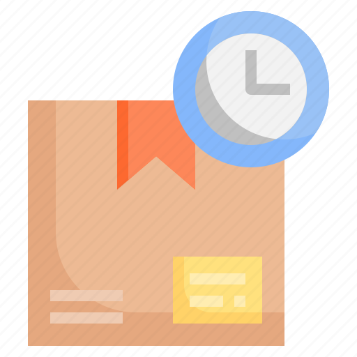 Delivery, time, box, logistics, shipping, and, package icon - Download on Iconfinder