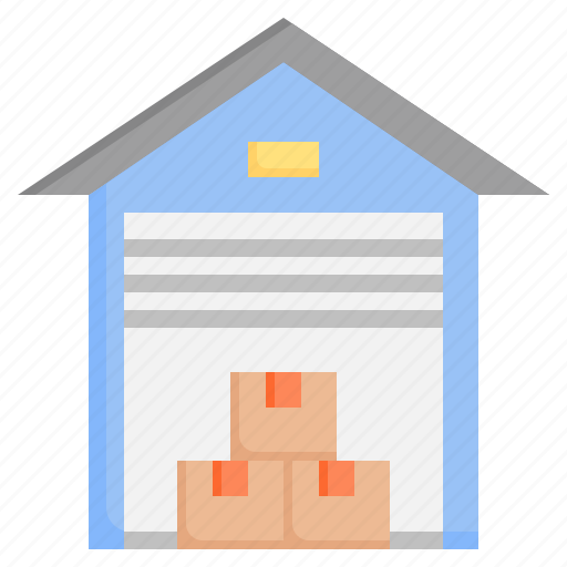 Warehouse, factory, logistics, shipping, and, delivery, packages icon - Download on Iconfinder