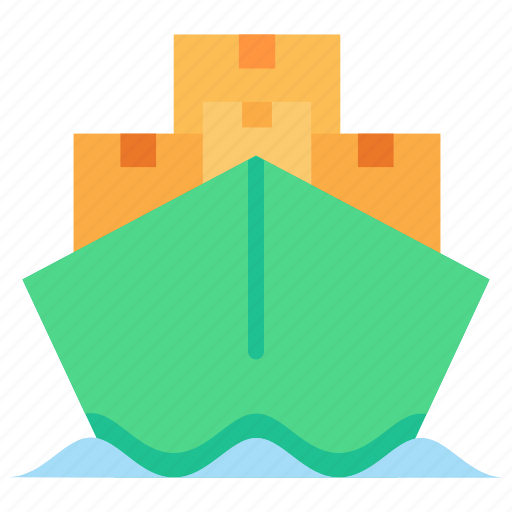 Delivery, shipping, transportation, vessel icon - Download on Iconfinder