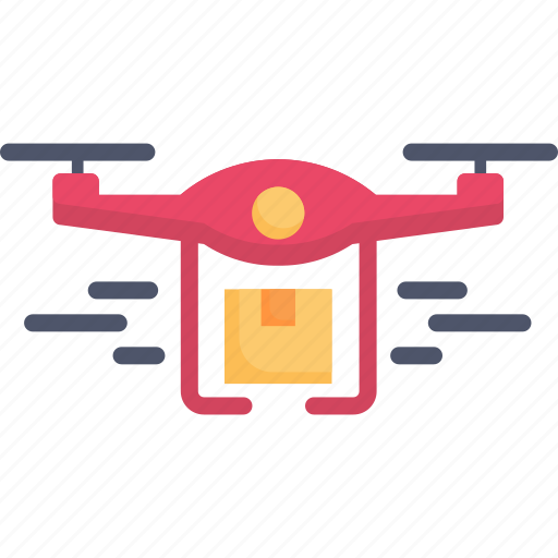 Aerial, aircraft, copter, delivery, drone, fly, helicopter icon - Download on Iconfinder