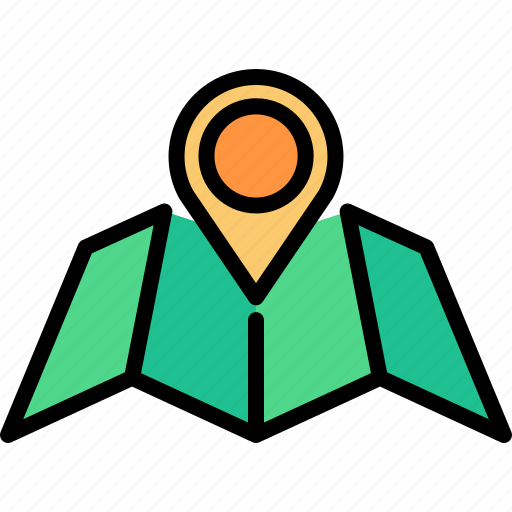 Compass, direction, location, map, navigation, pin, route icon - Download on Iconfinder