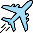 aircraft, airplane, aviation, flight, plane, transportation, travel 