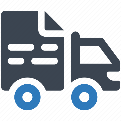 Document, logistics, waybill, truck, transportation icon - Download on Iconfinder