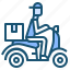 courier, deliveryscooter, express, motocycle, scooter, scooterdelivery 
