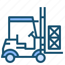 forklift, logistic, transport, warehouse