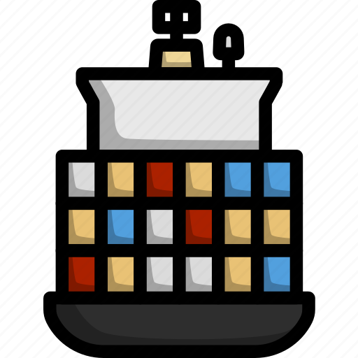 Container, ship, cargo, sea, transportation, transport, freight icon - Download on Iconfinder