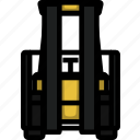 forklift, industrial, logistic, warehouse, lift, storage, lineart